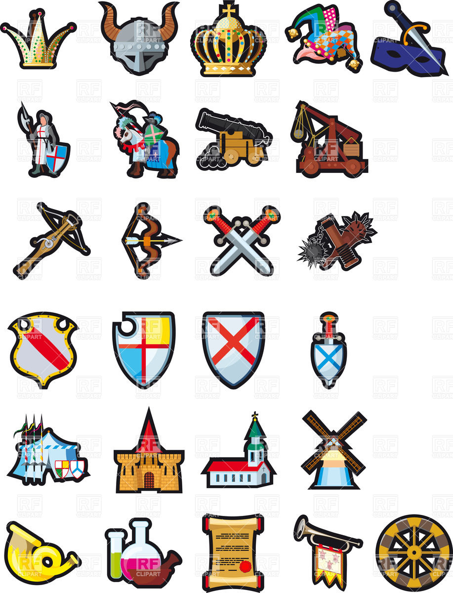 917x1200 Medieval Clip Art