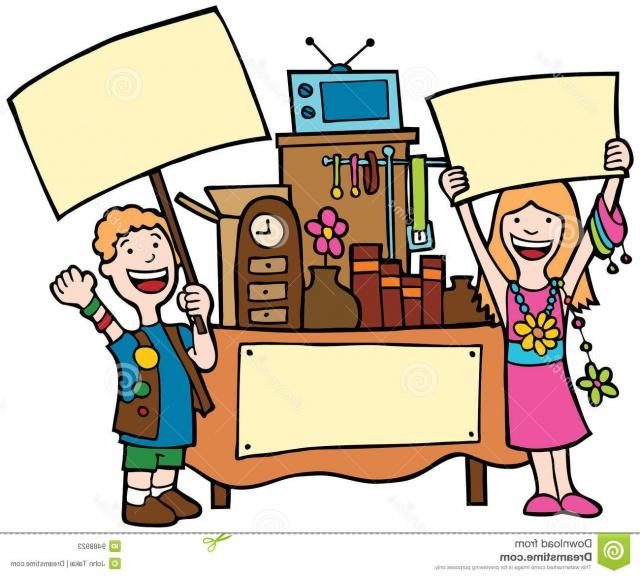 640x577 Superb Garage Sale Clip Art Set