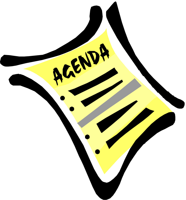 750x806 Meeting Agenda Clipart