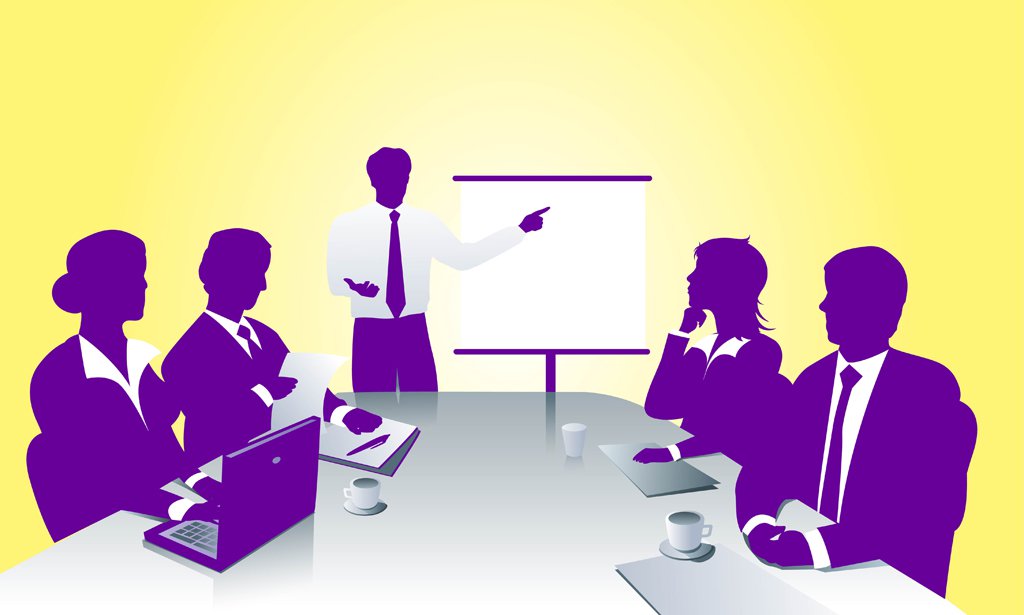 1024x615 Business Meeting Vector Art Amp Graphics