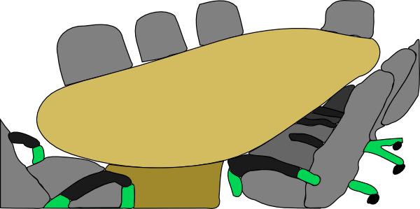 600x299 Business Conference Table 2 Clip Art