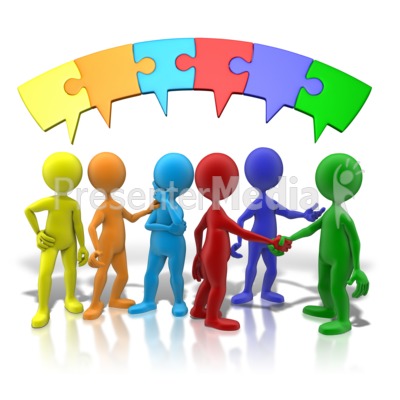 400x400 3d Figures Presentation Clipart