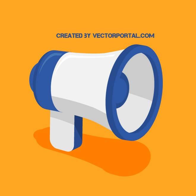 660x660 Megaphone Vector Clip Art