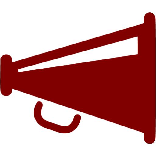 512x512 Maroon Clipart Megaphone