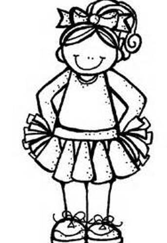 343x500 Image Of Cheerleader Clipart
