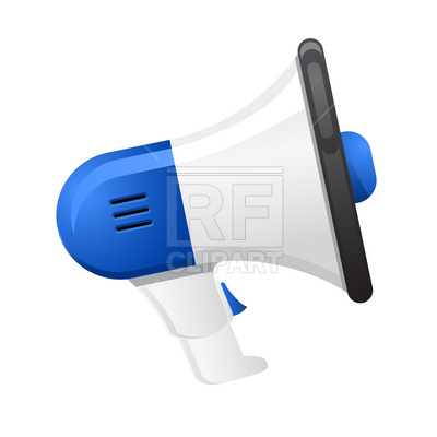 400x400 Megaphone Royalty Free Vector Clip Art Image