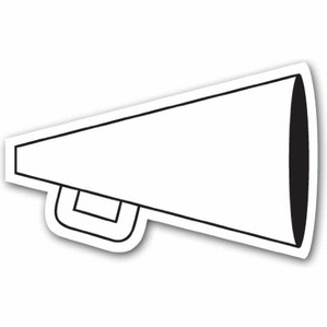 299x299 Megaphone Clip Art Vector Megaphone Graphics 2 Clipartcow