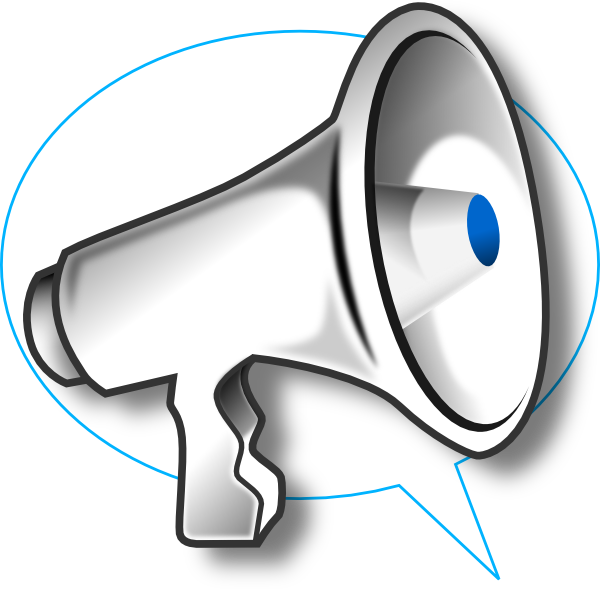 600x589 Megaphone Clipart Clipart Cliparts For You Clipartix