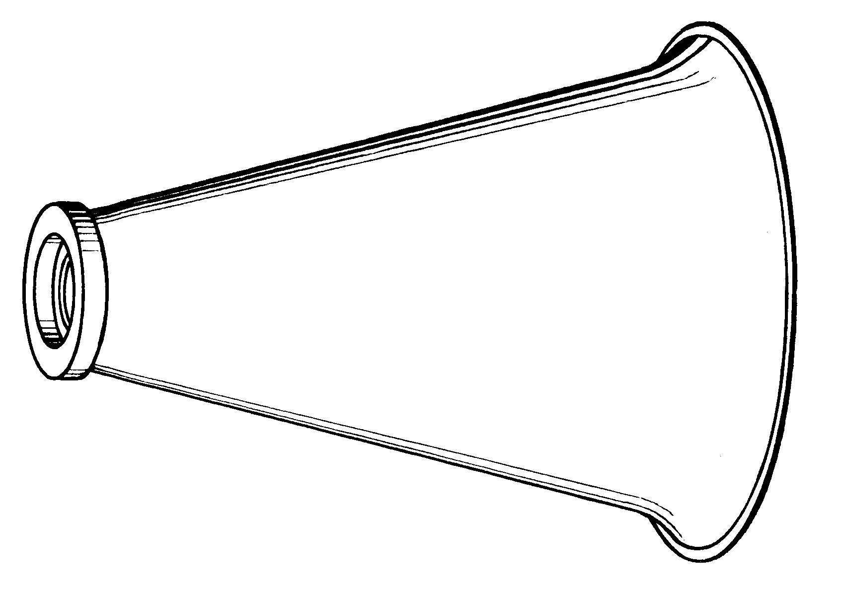 1697x1194 Black Megaphone Clipart