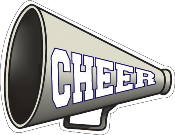 600x463 Cheerleader Megaphone Clipart