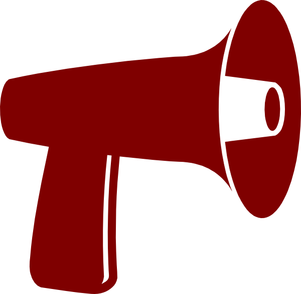 600x585 Free Megaphone Clipart Image