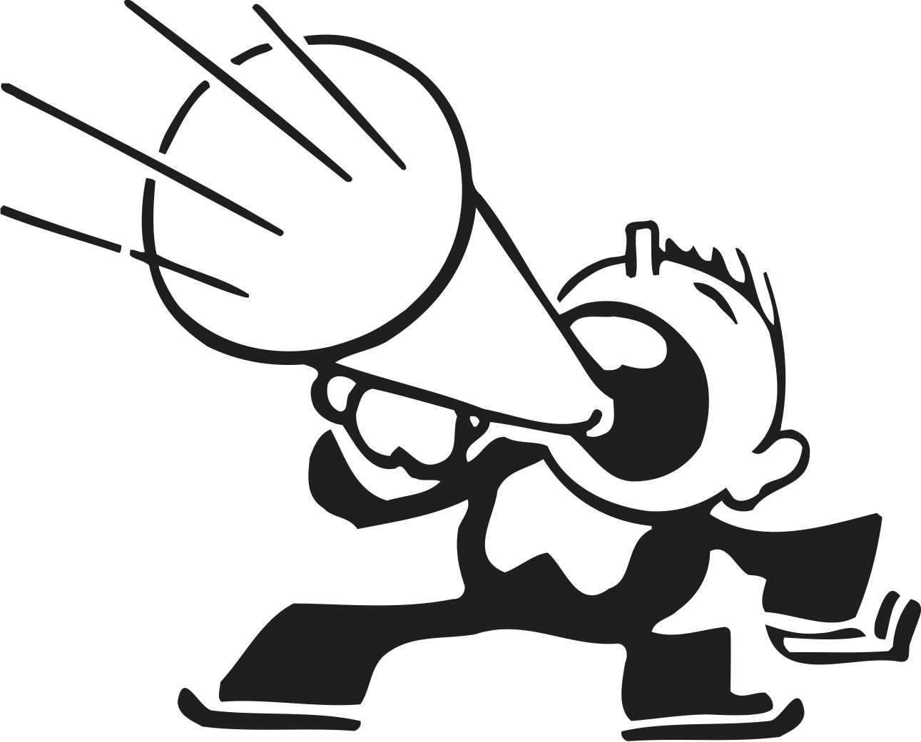 1291x1041 Kids With Megaphone Clipart