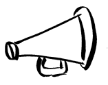 157x124 Megaphone Clipart
