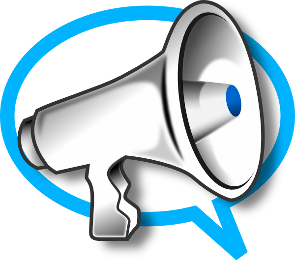 600x533 Speakers Clipart Megaphone