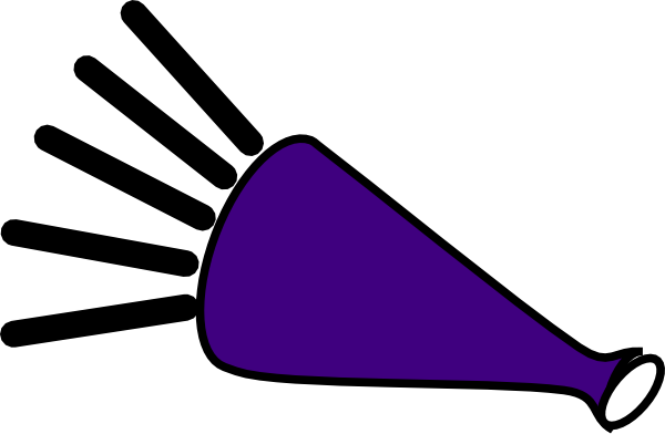 600x392 Purple Clipart Megaphone