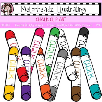 350x350 Melonheadz Chalk Clip Art