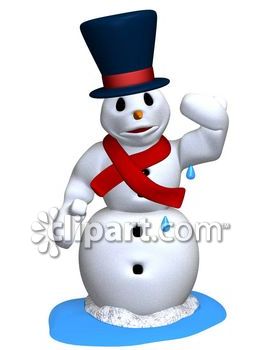 263x350 Melting Snowman