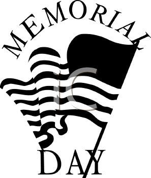 297x350 Memorial Day Black And White Clipart 2039500