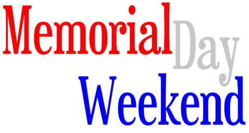 500x268 Memorial Day Weekend Clipart