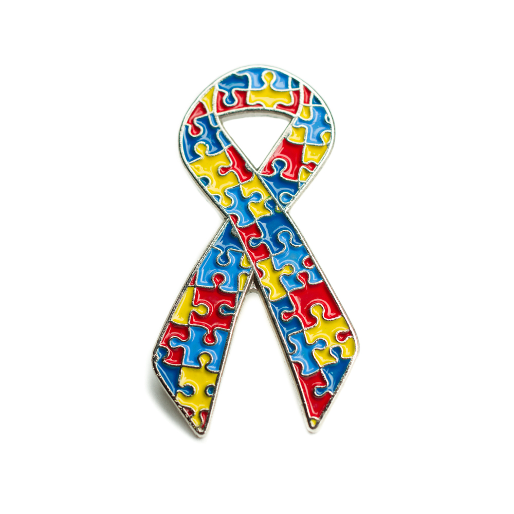 1000x1000 Autism Awareness Ribbon Pinautism Puzzle Lapel Pinautism