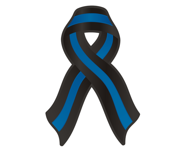 600x500 Graphics For Police Memorial Ribbon Graphics