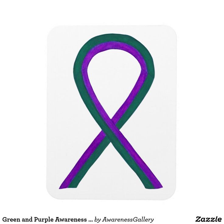 736x736 35 Best Purple And Green Awareness Ribbon Images