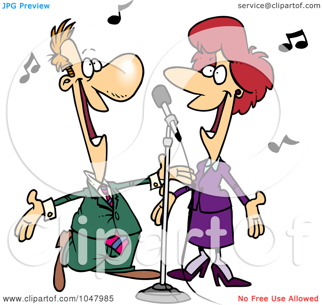 1080x1024 Cartoon Singer Clipart
