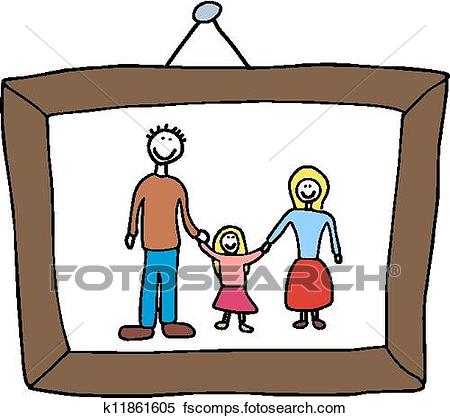 450x418 Clipart Of Family Memories K11861605