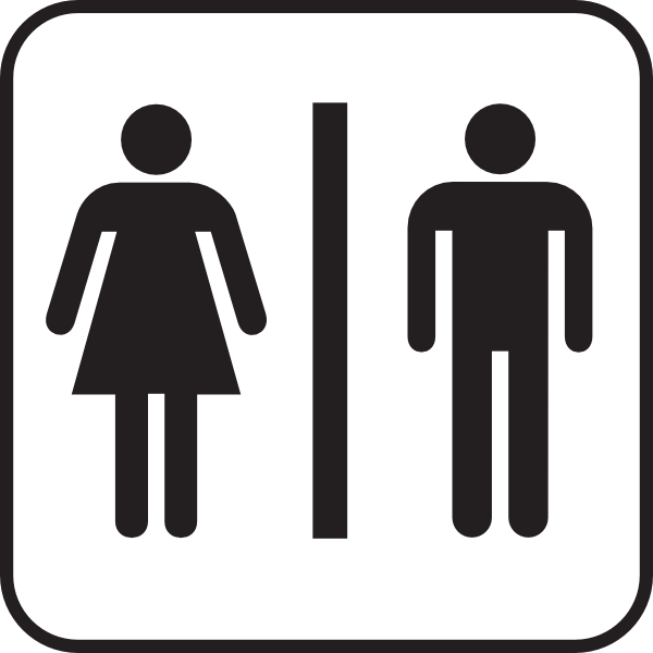 600x600 Men Women Bathroom Clip Art