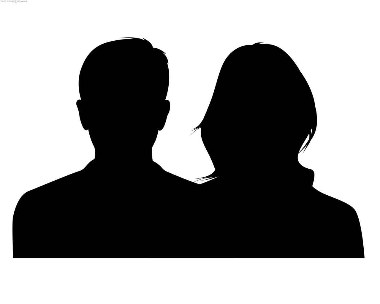 1280x1024 Best Free Male And Female Silhouette Vector Design Free Vector