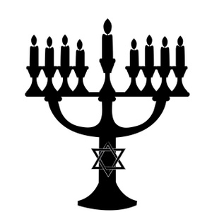 300x300 Free Menorah Clip Art Image