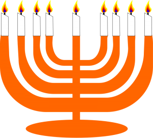 300x271 Menorah Clip Art Download