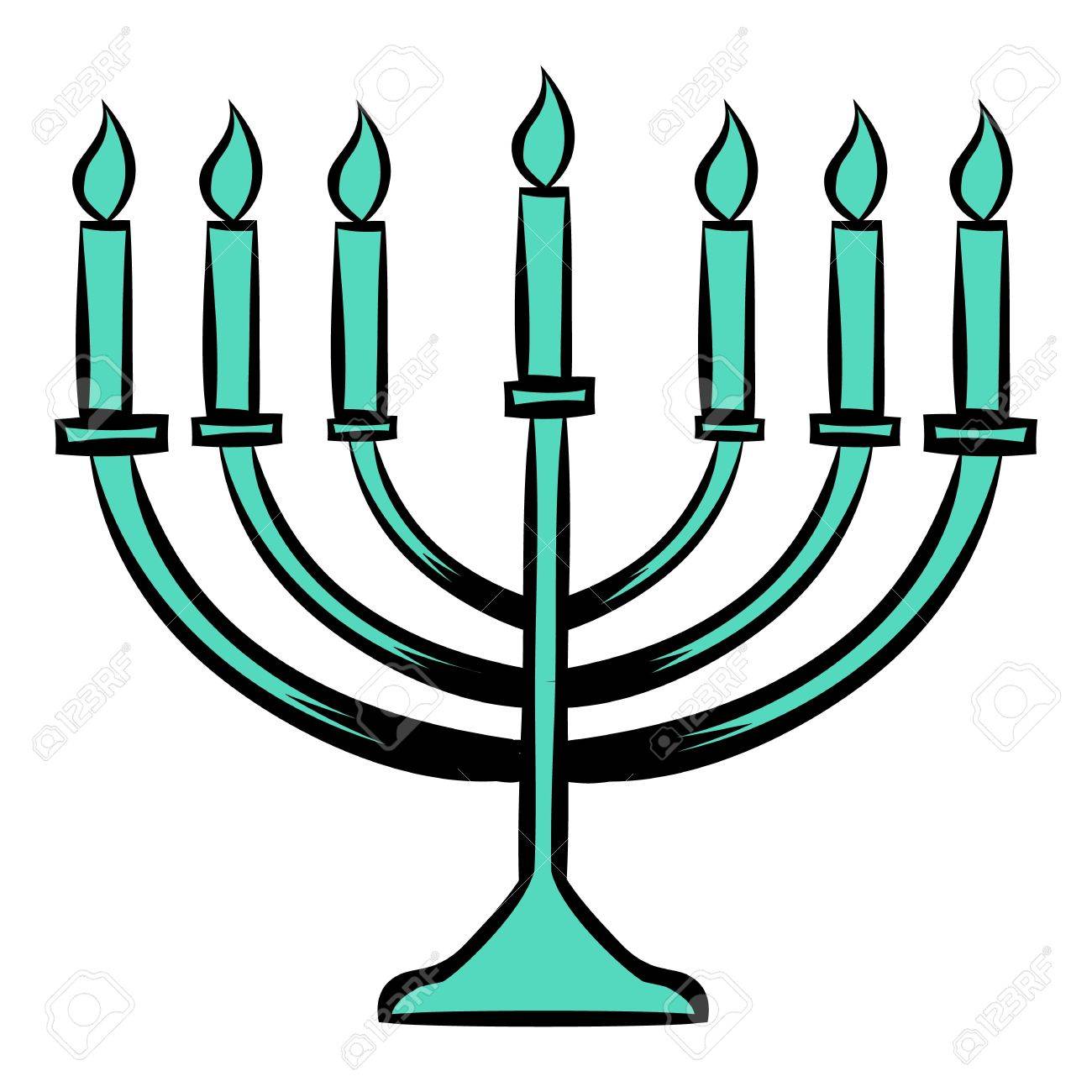 1300x1300 Menorah Icon Cartoon Royalty Free Cliparts, Vectors, And Stock