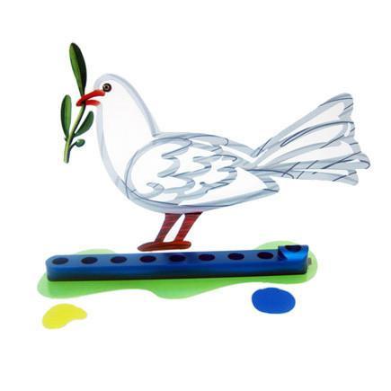 435x435 Dove Menora By Gerstein