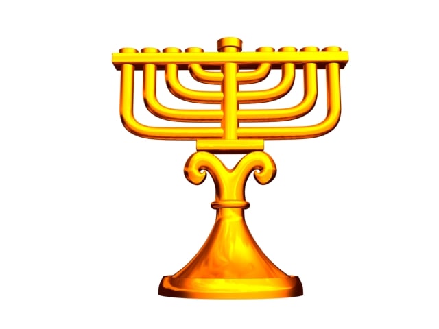 640x480 Menorah 3d Model
