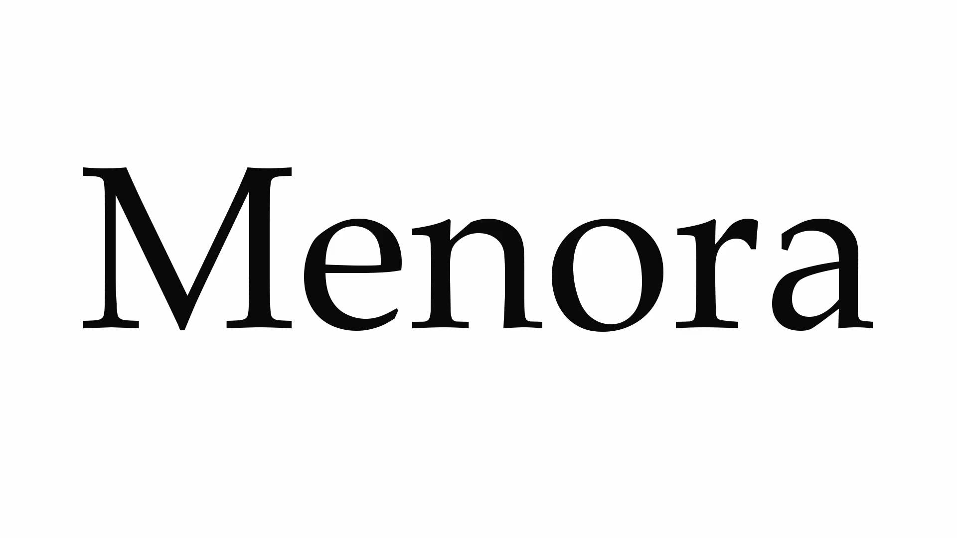 1920x1080 How To Pronounce Menora