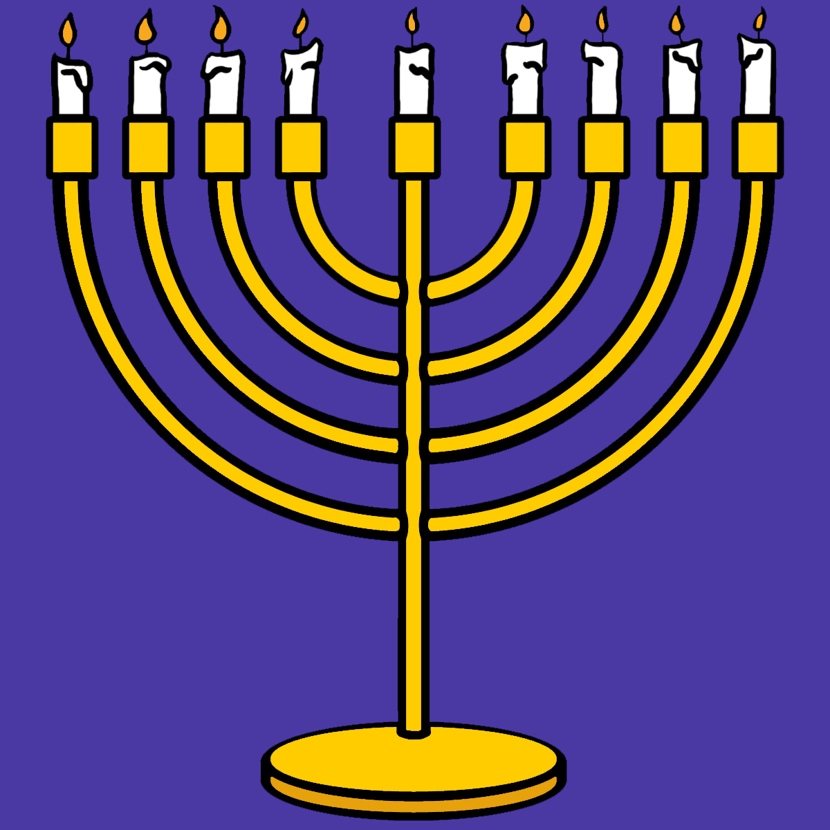 1200x1200 Christmas And Hanukkah Clip Art