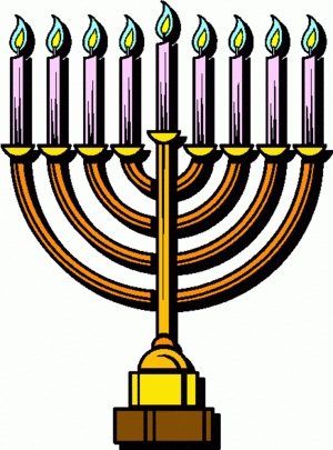 300x405 Menorah Chanukah Clipart Clipart Image
