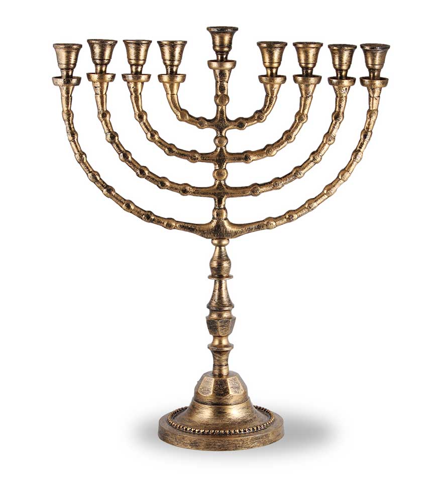 886x950 Traditional Hanukkah Menorah, Chanukah Simple Old Fashioned Menorah