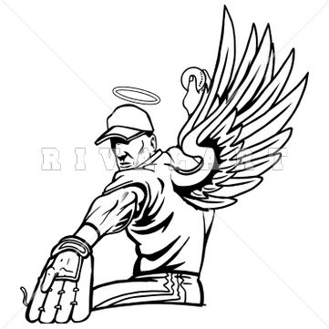 361x361 Mascot Clip Art Image Of A Men's Angels Basketball Player Http