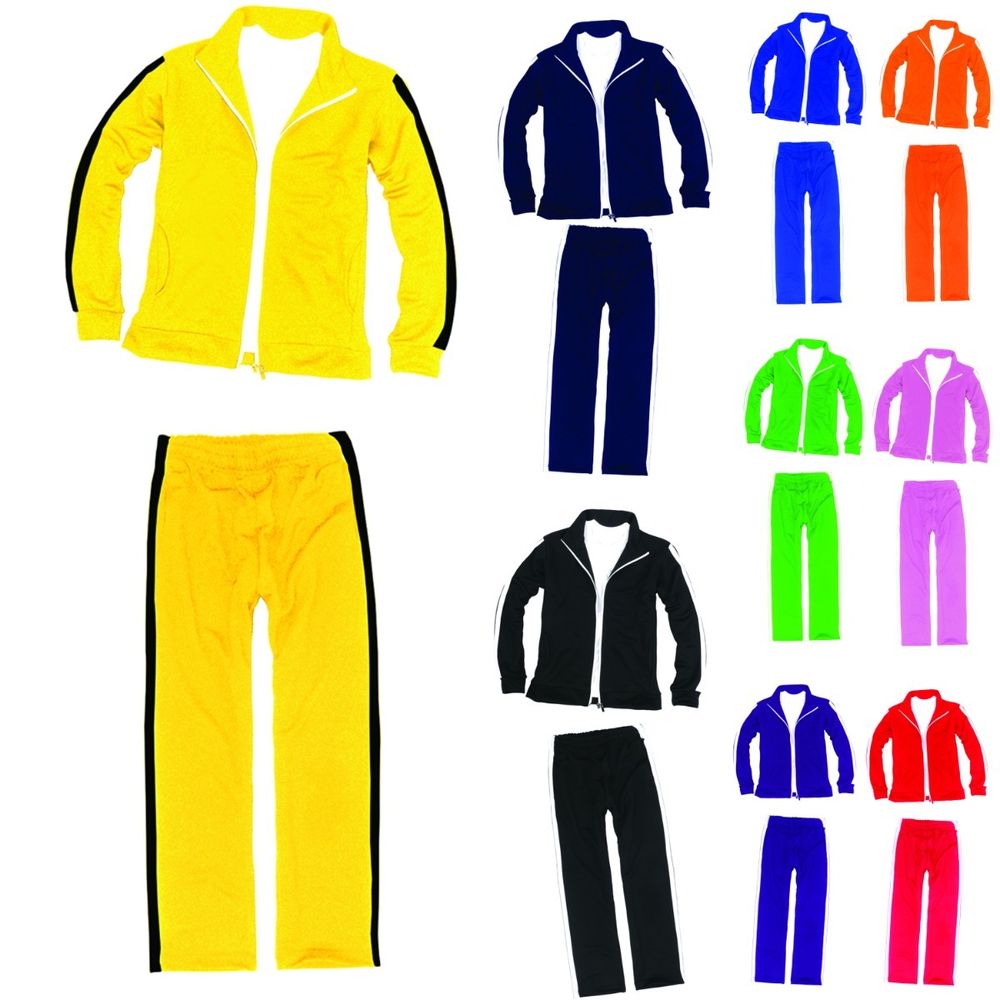 1000x1000 Mens Womens Running Jogging Track Suit Warm Up Pants Jackets Gym