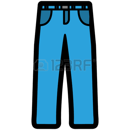 450x450 Vector Icon Of A Blue Jeans Shorts For Men Or Women In A Flat