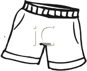 300x246 Pair Of Shorts Clipart