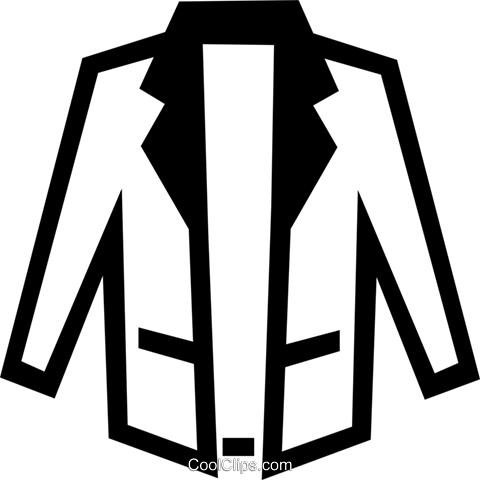 480x480 Suit Jacket Royalty Free Vector Clip Art Illustration Vc047833