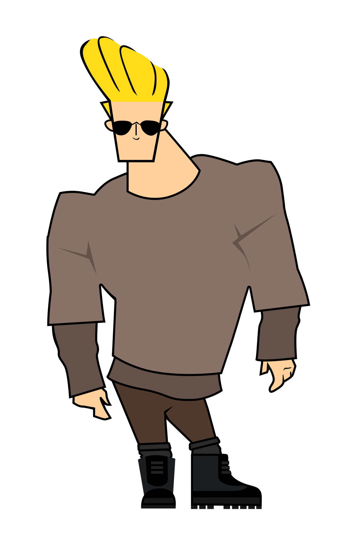 1200x1850 Johnny's Wearing Yeezy. The Iconic Cartoon Character Is Making His