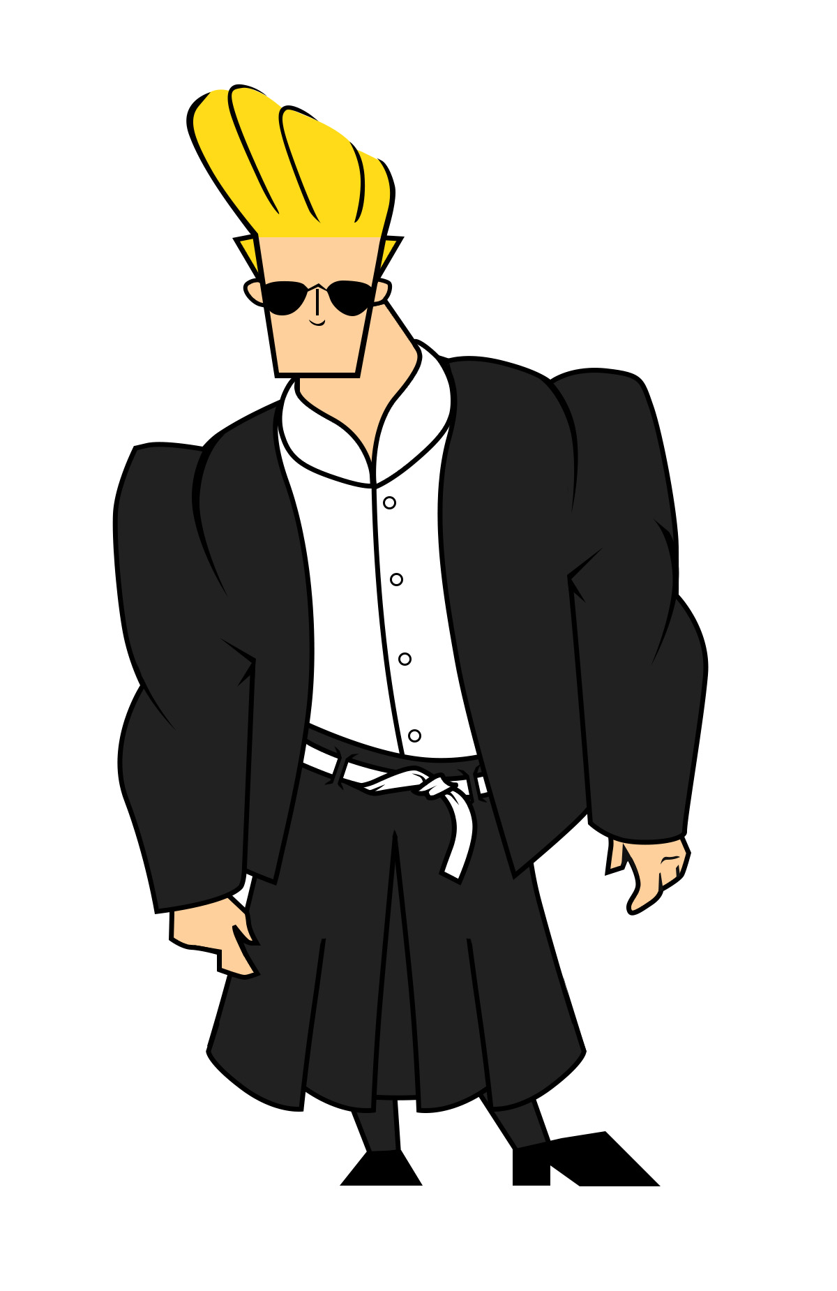 1200x1850 Johnny's Wearing Yohji Yamamoto. The Iconic Cartoon Character Is