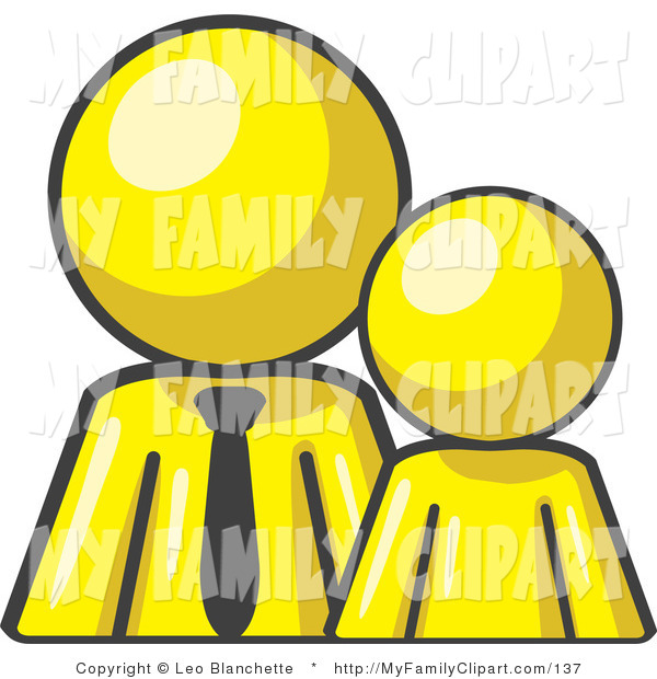 600x620 Cliprt Of Yellow Child Or New Employee Standing Beside