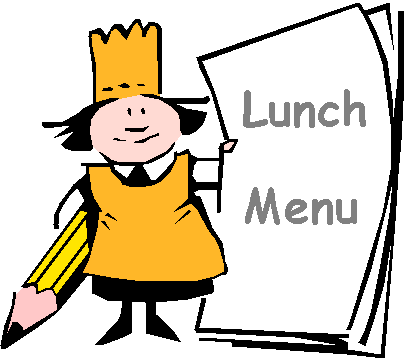 407x361 Lunch Menu Clipart 2