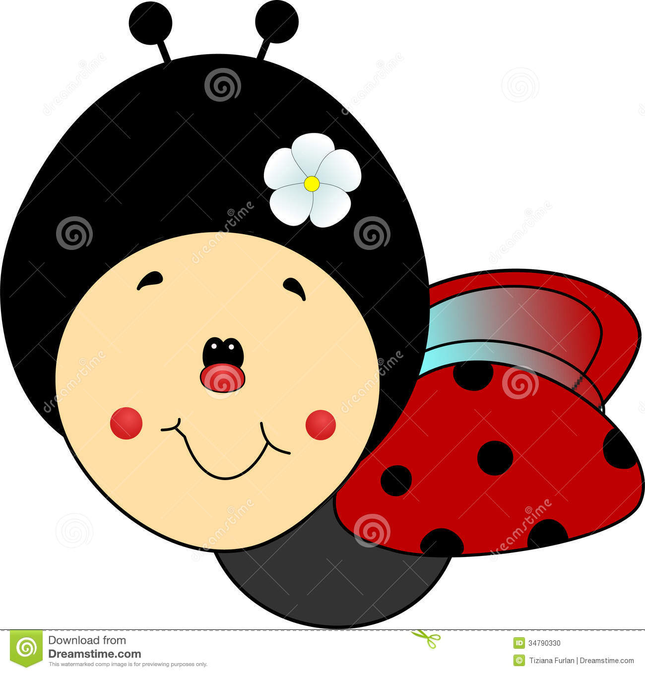 1300x1359 Cute Cartoon Ladybug Clipart