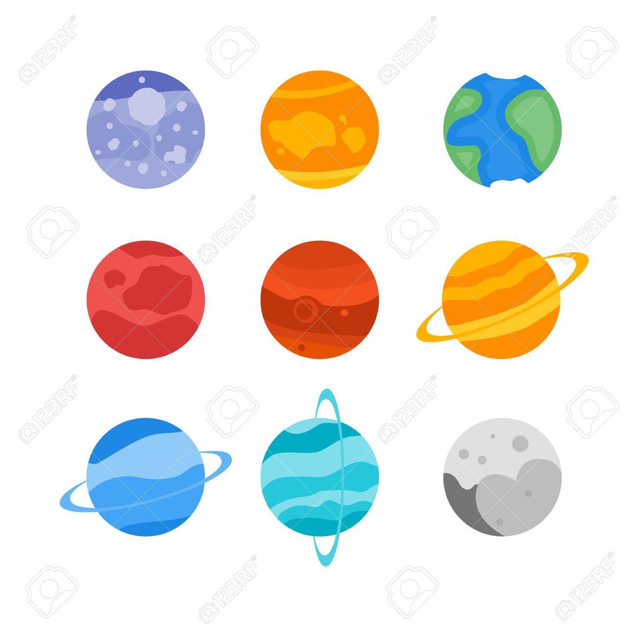 1300x1300 Earth Clipart Mercury